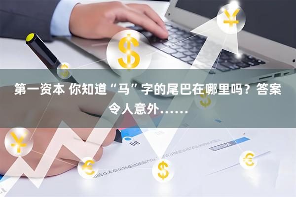 第一资本 你知道“马”字的尾巴在哪里吗?答案令人意外……